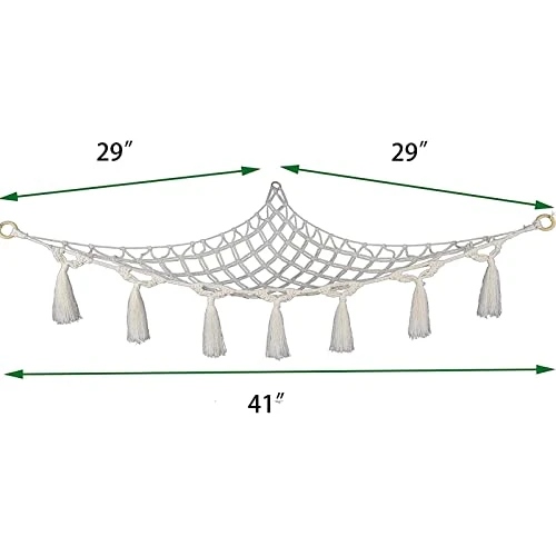 Wallfire Toy Hammock For Stuffed Animals, Bedroom Hanging Corner Net With LED Light Plush Toy Net Hammock Stuffed Animal Net Hammock 2 Wallfire Toy Hammock For Stuffed Animals, Bedroom Hanging Corner Net With LED Light Plush Toy Net Hammock Stuffed Animal Net Hammock - Image 2