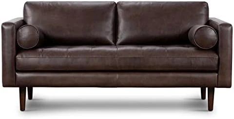 POLY & BARK Napa Lounge Chair In Full-Grain Pure-Aniline Italian Tanned Leather In Cognac Tan 9 POLY & BARK Napa Lounge Chair In Full-Grain Pure-Aniline Italian Tanned Leather In Cognac Tan - Image 9