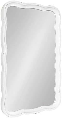 Kate And Laurel Hatherleigh Scallop Wooden Wall Mirror, 24 X 38, Antique Gold, Farmhouse Scalloped Wavy Mirror For Home Decor 6 Kate And Laurel Hatherleigh Scallop Wooden Wall Mirror, 24 X 38, Antique Gold, Farmhouse Scalloped Wavy Mirror For Home Decor - Image 6