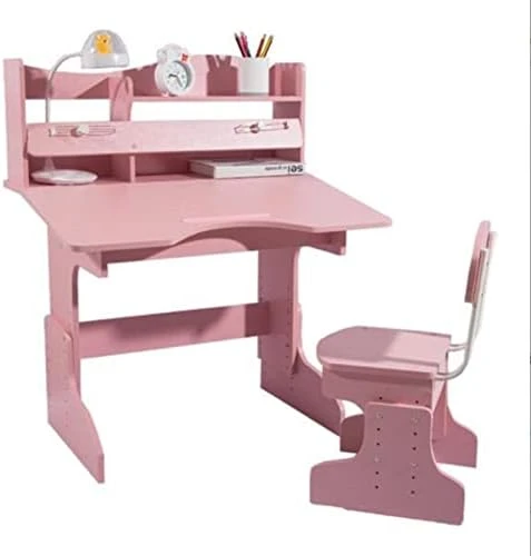 QQXX Adjustable Student Desk And Chair Set -Ergonomic Multi- Study Writing Table With Tilted Desktop School Desk & Book Holder - Double-Layer Bookshelf For Boys Girls Student Desk Home Workstation 8 QQXX Adjustable Student Desk And Chair Set -Ergonomic Multi- Study Writing Table With Tilted Desktop School Desk & Book Holder - Double-Layer Bookshelf For Boys Girls Student Desk Home Workstation - Image 8