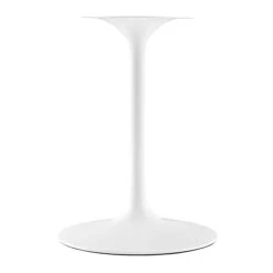 Modway Lippa 48" Oval-Shaped Mid-Century Modern Dining Table With Artificial Marble Top And White Base -Safavieh Furniture 31Ukggu27lL