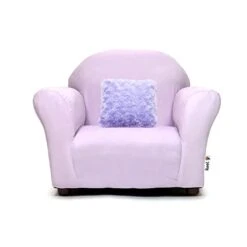 Keet Microsuede Children's Chair, Roundy, Pink -Safavieh Furniture 31VO1yXuczL