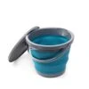 YXXJJ Washbasin 5L Folding Thicker Silicone Buckets For Kitchen Bathroom Storage Buckets Outdoor Camping Car Wash Bucket Fishing Large Capacity And Portable (Color : 01)