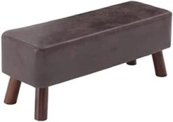 Upholstered Footstool, Pouf Chair Multifunctional Changing Shoe Stool With Wooden Leg For Bedroom, Living Room, Office,S3 (S2) High Capacity -Safavieh Furniture 31WaNLiV3GL. AC