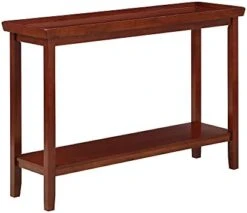 Convenience Concepts Ledgewood Console Shelf Table, Black -Safavieh Furniture 31WrJ0H3QSL. AC