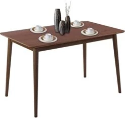 47" Dining Table Kitchen Table Dining Room Table Small Kitchen Table For Small Spaces Table Modern Home Furniture Dinner Table Rectangular (Natural) -Safavieh Furniture 31Wxsi7y 2L. AC