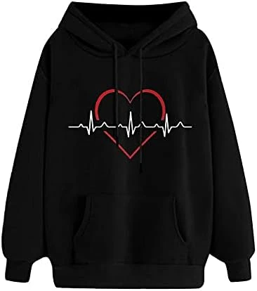Fall Sweatshirts For Women Long Sleeve Hoodies Cute Graphic Tops Oversized Sweater Pullover Casual Loose Blouses 4 Fall Sweatshirts For Women Long Sleeve Hoodies Cute Graphic Tops Oversized Sweater Pullover Casual Loose Blouses - Image 4