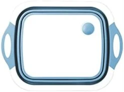 KJHD Household Kitchen Folding Wash Portable Sink Bucket Plastic Foldable Basin Travel Outdoor Camping Tools (Color : Blue, Size : 30 * 40cm) -Safavieh Furniture 31XncZebR8L. AC