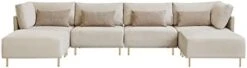 Familymill 108'' Linen L-Shaped Sectional Sofa With Removable Ottoman And 3 Pillows 19 Familymill 108'' Linen L-Shaped Sectional Sofa With Removable Ottoman And 3 Pillows -Safavieh Furniture 31Y 6YD2IKL. AC