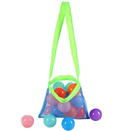 Mesh Beach Shell Bag, Beach Bags For Kids Shells Beach Toys Resuable Cute Mesh Tote Pool Bags Mesh Beach Bags With Drawsting For Kid's Toys Travel Picnic Laundry(m45) 3 Mesh Beach Shell Bag, Beach Bags For Kids Shells Beach Toys Resuable Cute Mesh Tote Pool Bags Mesh Beach Bags With Drawsting For Kid's Toys Travel Picnic Laundry(m45) - Image 3