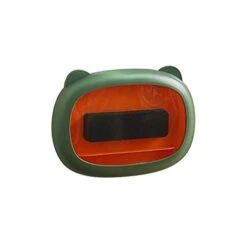 Wall Mounted Storage Box With Hook Mobile Phone Holder Mobile Phone Charging Station Remote Control Storage Box Self Adhesive Double Sided Tape Fixed Position Small Dish Drying Rack (Green, One Size)