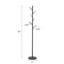 Yamazaki Home Hanger | Steel | Coat Rack, One Size, Black -Safavieh Furniture 31Zn50Cv99L