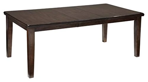 Signature Design By Ashley Haddigan Traditional Rectangular Dining Extension Table, Seats Up To 8, Dark Brown 1 Signature Design By Ashley Haddigan Traditional Rectangular Dining Extension Table, Seats Up To 8, Dark Brown