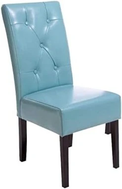 Christopher Knight Home Taylor Bonded Leather Dining Chairs, 2-Pcs Set, Dark Grey -Safavieh Furniture 31al2aF1MvL. AC