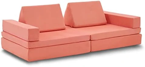 Jela Kids Couch Extended Size 8PCS For Family, Floor Sofa Couch Modular Funiture For Kids Adults, Playhouse Play Set For Toddlers Babies, Modular Foam Play Couch Indoor 66" X 33" X 22" Lake Blue 14 Jela Kids Couch Extended Size 8PCS For Family, Floor Sofa Couch Modular Funiture For Kids Adults, Playhouse Play Set For Toddlers Babies, Modular Foam Play Couch Indoor 66" X 33" X 22" Lake Blue - Image 14