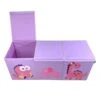GENERIC Ethiques Purple Collapsible Large Toy Chest, Sturdy Storage Compartments With Lids. Kids Toy Box Chest Storage Organizer For Nursery Room, Playroom, Home Organization, 40.6X16.5X14.2 Inch (Cute Dinosaur). Large Toy Box For Girls . Toy Box For Boys