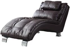 Coaster Furniture Dilleston Chaise White Faux Leather Polyurethane Chrome 550078 13 Coaster Furniture Dilleston Chaise White Faux Leather Polyurethane Chrome 550078 -Safavieh Furniture 31cQSgXDyvL. AC