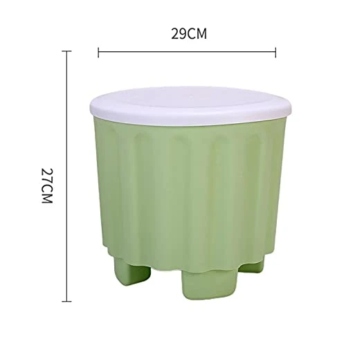 SXNBH Stackable Stool Multifunction Creative Storage Chair Fashion Home Decoration (Color : Black-JoJo's Bizarre Adventure1) 2 SXNBH Stackable Stool Multifunction Creative Storage Chair Fashion Home Decoration (Color : Black-JoJo's Bizarre Adventure1) - Image 2