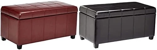 FIRST HILL FHW Marion Rectangular Storage Ottoman, Russet Brown 9 FIRST HILL FHW Marion Rectangular Storage Ottoman, Russet Brown - Image 9