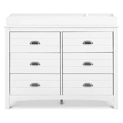 Carter's By DaVinci Nolan 6-Drawer Double Dresser In White 8 Carter's By DaVinci Nolan 6-Drawer Double Dresser In White -Safavieh Furniture 31d276EVr3L
