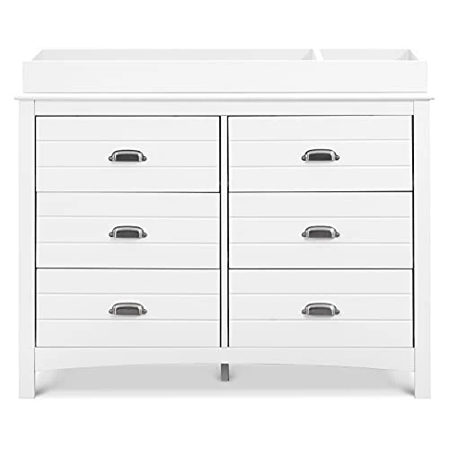 Carter's By DaVinci Nolan 6-Drawer Double Dresser In White 4 Carter's By DaVinci Nolan 6-Drawer Double Dresser In White - Image 4