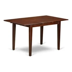 East West Furniture Kitchen Room PST-MAH-T Mid Century Dining Table Rectangular Tabletop And 60 X 32 X 30-Mahogany Finish