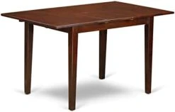 East West Furniture Kitchen Room PST-MAH-T Mid Century Dining Table Rectangular Tabletop And 60 X 32 X 30-Mahogany Finish -Safavieh Furniture 31dmvgICF1L. AC