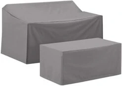 Crosley Furniture MO75011-GY Heavy-Gauge Reinforced Vinyl 4 Piece Furniture Cover Set (Loveseat, Sofa, Table/Ottoman, Chair), Gray 23 Crosley Furniture MO75011-GY Heavy-Gauge Reinforced Vinyl 4 Piece Furniture Cover Set (Loveseat, Sofa, Table/Ottoman, Chair), Gray -Safavieh Furniture 31dnWoeaxJL. AC
