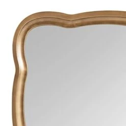 Kate And Laurel Hatherleigh Scallop Wooden Wall Mirror, 24 X 38, Antique Gold, Farmhouse Scalloped Wavy Mirror For Home Decor 8 Kate And Laurel Hatherleigh Scallop Wooden Wall Mirror, 24 X 38, Antique Gold, Farmhouse Scalloped Wavy Mirror For Home Decor -Safavieh Furniture 31dq83Tk9IL