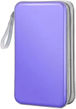 Bivisen CD Case Wallet, 80 Capacity DVD VCD Media Blu-ray Case Wallet Holder Storage Organizer (Black) -Safavieh Furniture 31f1POdseS. AC