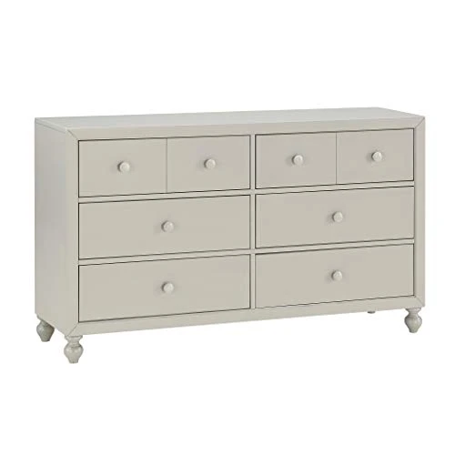 Homelegance 6-Drawer Dresser, One-Size, Gray 1 Homelegance 6-Drawer Dresser, One-Size, Gray