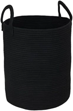 XUANGUO Rope Laundry Basket Hamper For Clothes Woven Storage Basket For Living Room Bedroom Boho Tall Rope Baskets For Blanket Toys Pillow Towels Baby Nursery Hamper Bin Large Purple Or Lavendor -Safavieh Furniture 31fSnP TtqL. AC