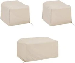 Crosley Furniture MO75011-GY Heavy-Gauge Reinforced Vinyl 4 Piece Furniture Cover Set (Loveseat, Sofa, Table/Ottoman, Chair), Gray 29 Crosley Furniture MO75011-GY Heavy-Gauge Reinforced Vinyl 4 Piece Furniture Cover Set (Loveseat, Sofa, Table/Ottoman, Chair), Gray -Safavieh Furniture 31fXkxuqWPL. AC