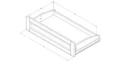 Kodiak Furniture Monterey Futon Set With Storage Drawers, With Barbados Base And Oregon Trail Java Mattress -Safavieh Furniture 31fh8cO6LfL 3