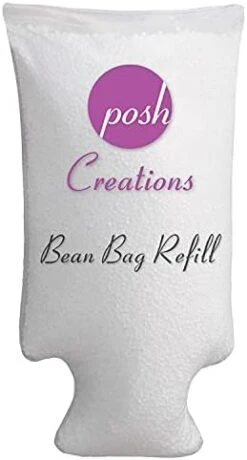 Posh Creations Filling Bean Bag Refill, 100 L, White With EZ-Pour Zipper Spout -Safavieh Furniture 31g6a5khSbL. AC