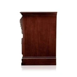 Of America FOA Hemps 2pc Brown Pine Wood Bedroom Set - King + Nightstand -Safavieh Furniture 31gGAT1qE8L