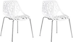 CangLong Modern Mid Century Plastic Shell Hollow Matal Legs Dining Chairs, 4 PCs Pack-Light, White 1 13 CangLong Modern Mid Century Plastic Shell Hollow Matal Legs Dining Chairs, 4 PCs Pack-Light, White 1 -Safavieh Furniture 31gHYTcoaxL. AC 1