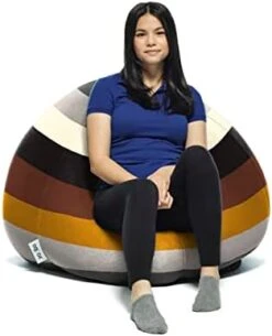 Yogibo Pod X Small Bean Bag For Teens, Adults, Plush, Soft, Single Beanbag Chair, Measures 3'x3', Blue 25 Yogibo Pod X Small Bean Bag For Teens, Adults, Plush, Soft, Single Beanbag Chair, Measures 3'x3', Blue -Safavieh Furniture 31gLvUoy 2L. AC