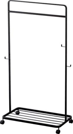 Yamazaki Rolling Home Kids Clothes Steel | Coat Rack, One Size, Black -Safavieh Furniture 31gZahAf4yL. AC