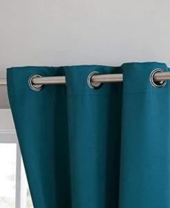 Blue Teal Extra Wide Curtain Panels With 2 Matching Tie-Backs. Use As Wall Curtains, Curtain Room Dividers, Portable Office Walls Dividers, Dividers For Bedroom. (Nicole 108 X 108 Teal) -Safavieh Furniture 31gvAaT49L. AC