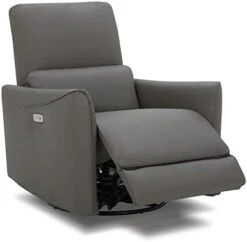 CHITA Power Recliner Swivel Glider, Upholstered Faux Leather Living Room Reclining Sofa Chair With Lumbar Support, Cognac Brown 22 CHITA Power Recliner Swivel Glider, Upholstered Faux Leather Living Room Reclining Sofa Chair With Lumbar Support, Cognac Brown -Safavieh Furniture 31hAYmA46yL. AC