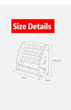 Sturdy Falling Free Children's Bookshelf With Storage Boxes For Boys And Girls, Toddler Kids Bookshelf Suitable For Age 1-12 Years Old, Modern Color Kids Bookshelf (Alphabet) 13 Sturdy Falling Free Children's Bookshelf With Storage Boxes For Boys And Girls, Toddler Kids Bookshelf Suitable For Age 1-12 Years Old, Modern Color Kids Bookshelf (Alphabet) -Safavieh Furniture 31hAtV3bMYL