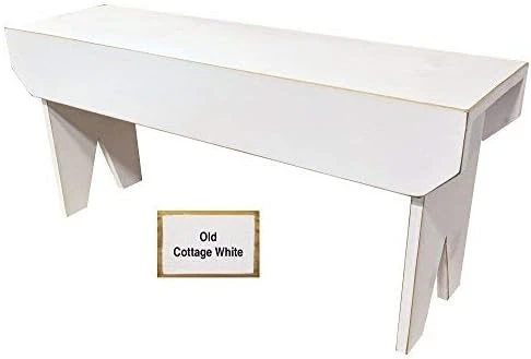 Sawdust City Wooden Bench 3ft Long (Old Black) 5 Sawdust City Wooden Bench 3ft Long (Old Black) - Image 5