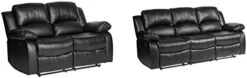 Lexicon Baluze Double Reclining Loveseat, Black -Safavieh Furniture 31iRwgiAWZL. AC