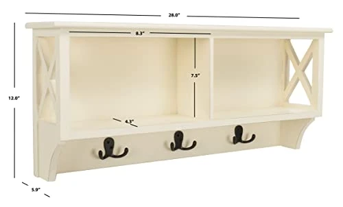 Safavieh Home Collection Freya Hanging Storage Wall Rack 6 Safavieh Home Collection Freya Hanging Storage Wall Rack - Image 6