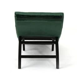 Christopher Knight Home Garret Tufted Velvet Chaise Lounge, Emerald / Dark Brown -Safavieh Furniture 31ivy2EOHxL