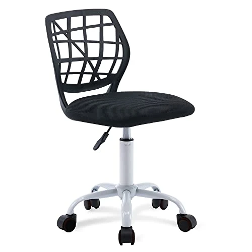 Villeston Desk Chair For Boys Girls And Teens Mesh Computer Bedroom Office Study Chair Ergonomic Small Swivel Height Adjustable Chair With Wheels, Black 1 Villeston Desk Chair For Boys Girls And Teens Mesh Computer Bedroom Office Study Chair Ergonomic Small Swivel Height Adjustable Chair With Wheels, Black