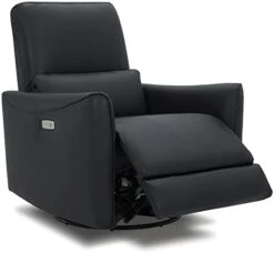 CHITA Power Recliner Swivel Glider, Upholstered Faux Leather Living Room Reclining Sofa Chair With Lumbar Support, Cognac Brown 19 CHITA Power Recliner Swivel Glider, Upholstered Faux Leather Living Room Reclining Sofa Chair With Lumbar Support, Cognac Brown -Safavieh Furniture 31jEF8uBWsL. AC