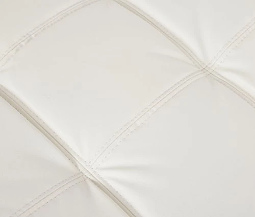 Coaster Furniture Dilleston Chaise White Faux Leather Polyurethane Chrome 550078 3 Coaster Furniture Dilleston Chaise White Faux Leather Polyurethane Chrome 550078 - Image 3