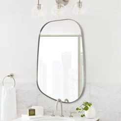 ANDY STAR Irregular Mirror Asymmetrical Mirror For Wall 24x36” Brushed Gold Bathroom Mirror, Modern Wall Mirror For Living Room Bathroom Vanity Framed Mirror Artistic Mirror 1” Deep Set Design 20 ANDY STAR Irregular Mirror Asymmetrical Mirror For Wall 24x36” Brushed Gold Bathroom Mirror, Modern Wall Mirror For Living Room Bathroom Vanity Framed Mirror Artistic Mirror 1” Deep Set Design -Safavieh Furniture 31jP5JbMmL. AC